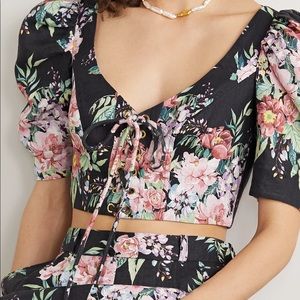 NWT Zimmermann Set - Floral Top and Pant  - Size 1